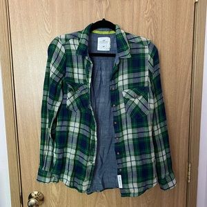 Fall themed button down top